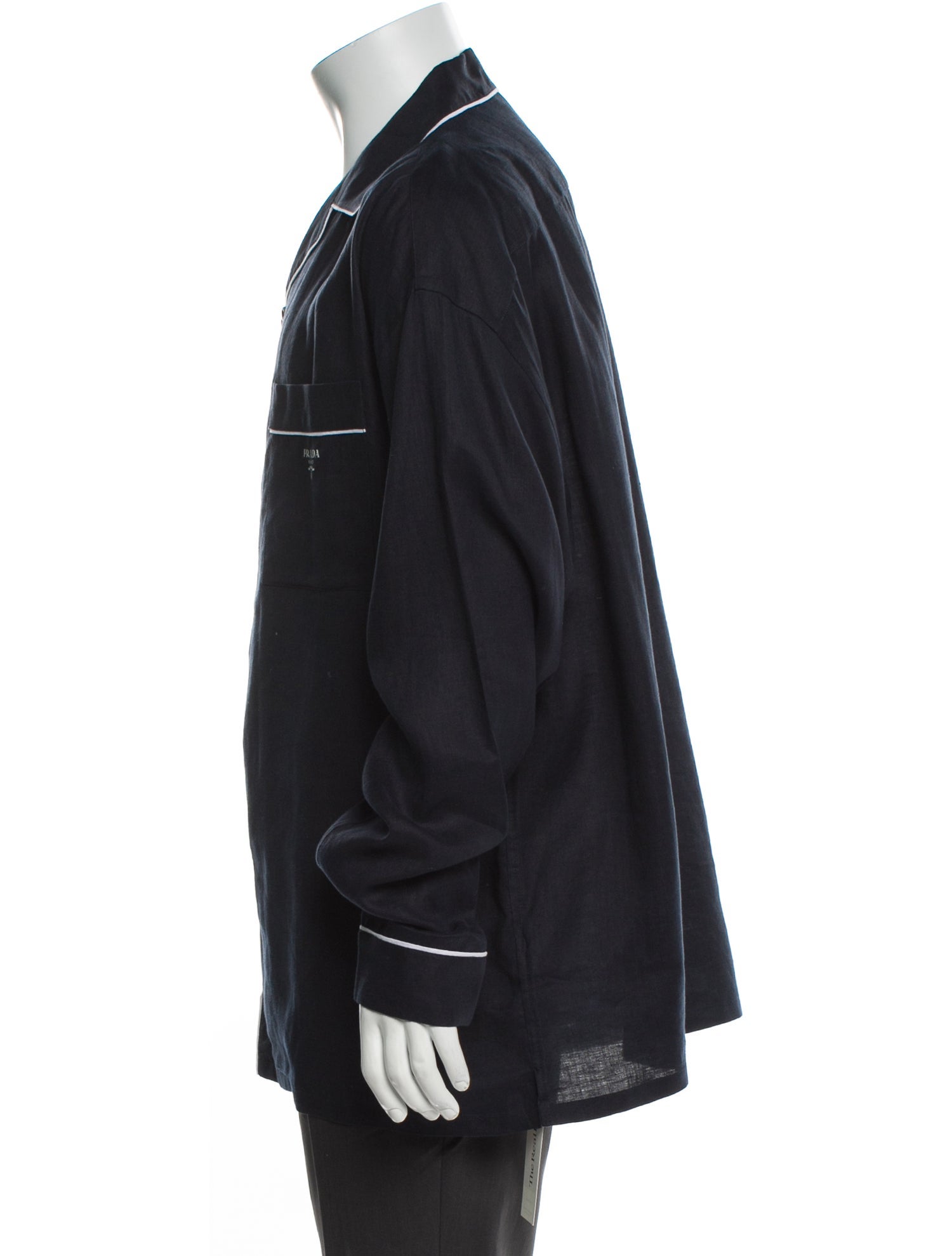 Prada 2022 Linen Pajama Top